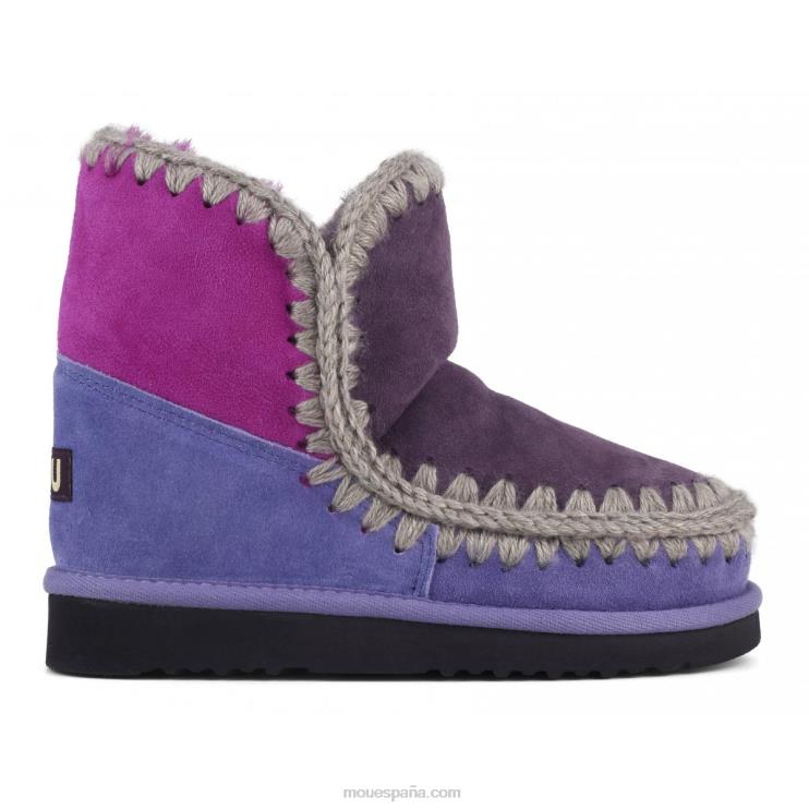 mujer bloque esquimal de 18 colores Mou NN6RX324 mezcla de ciclamina/púrpura