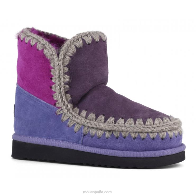 mujer bloque esquimal de 18 colores Mou NN6RX324 mezcla de ciclamina/púrpura