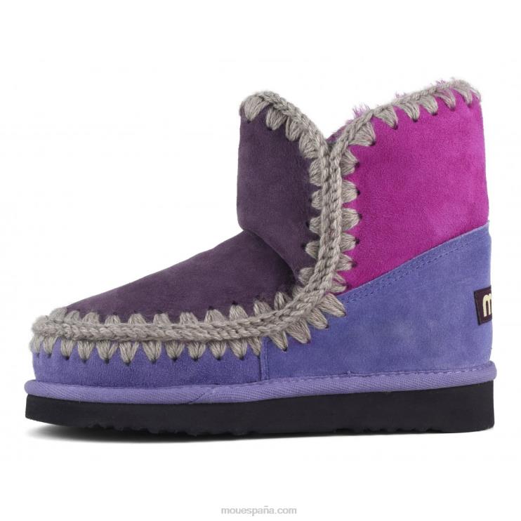 mujer bloque esquimal de 18 colores Mou NN6RX324 mezcla de ciclamina/púrpura