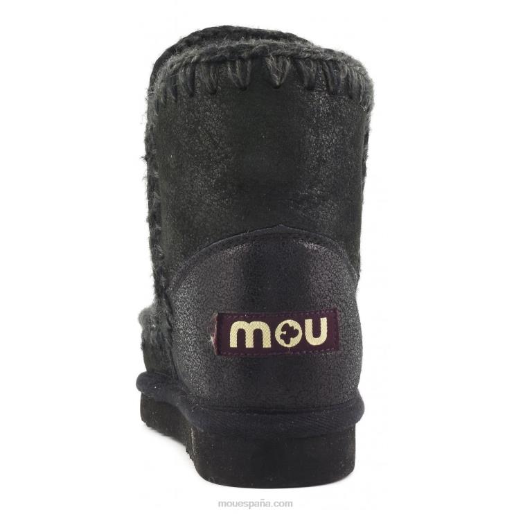 mujer esquimal 18 326 Mou NN6RX326 agrietado negro/gris