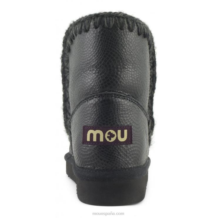 mujer esquimal 18 326 Mou NN6RX331 espiral en relieve negro