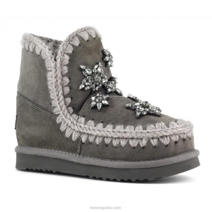 mujer esquimal 18 estrellas de cristal Mou NN6RX382 carbón