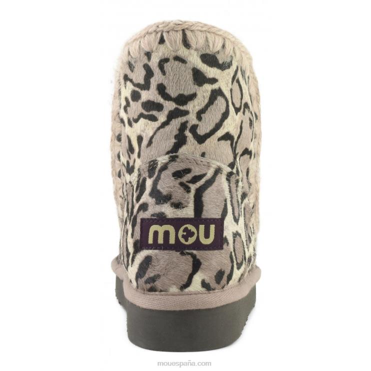 mujer esquimal 18 piel de caballo Mou NN6RX356 gran leopardo blanco