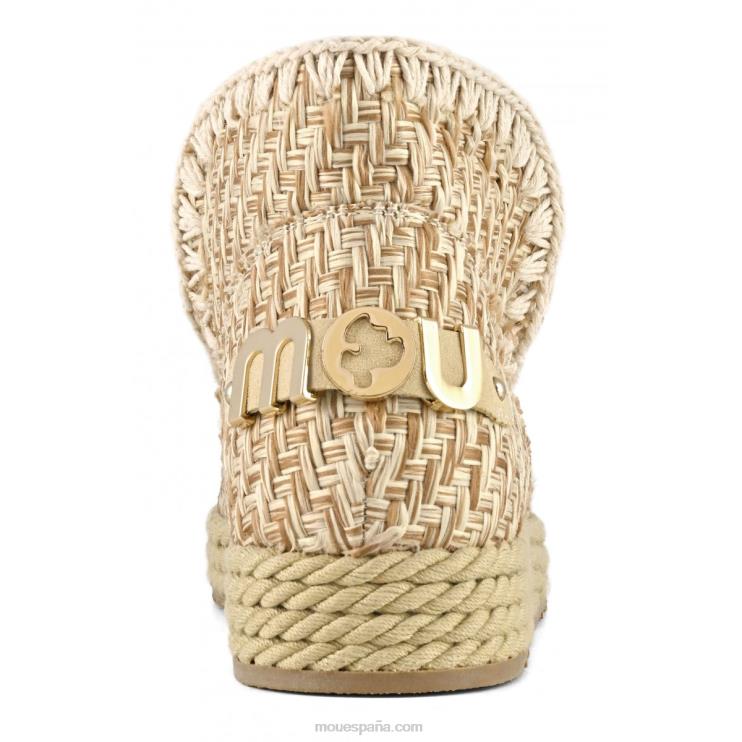 mujer esquimal 18 yute textil Mou NN6RX108 natural