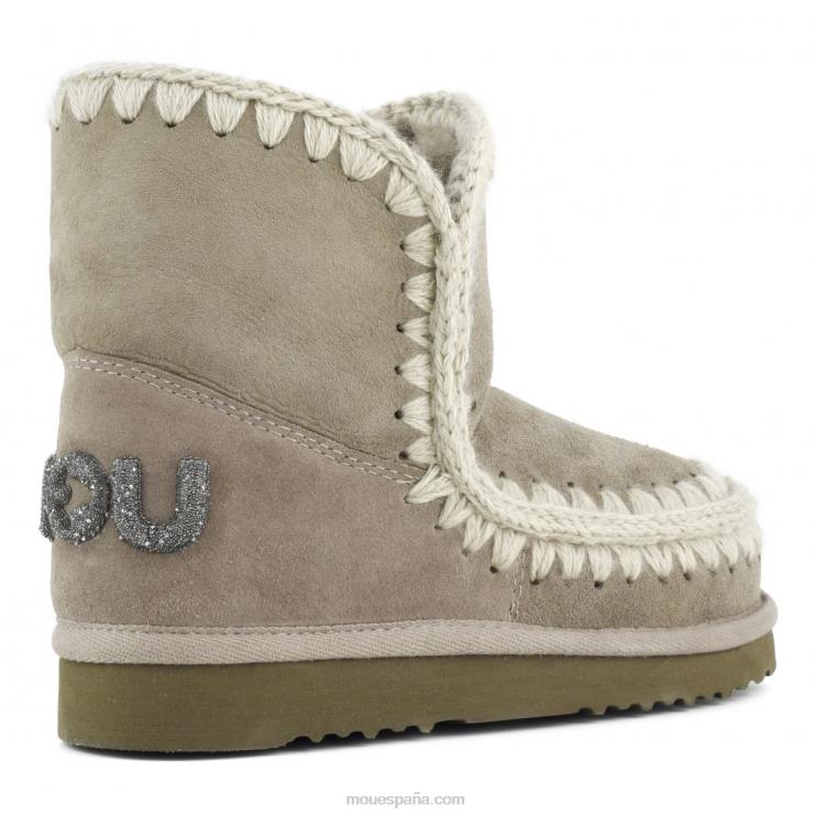 mujer logotipo esquimal 18 brillo Mou NN6RX233 elefante gris