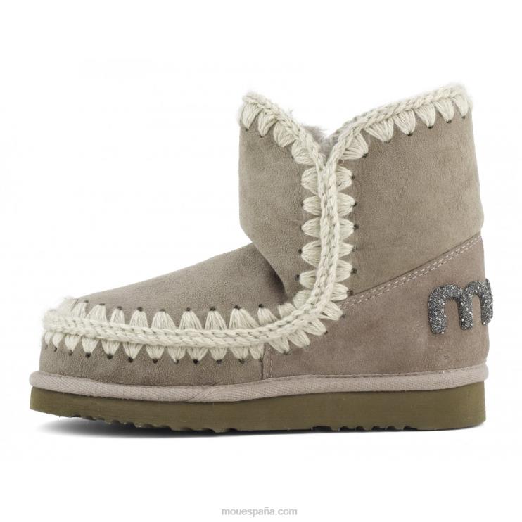 mujer logotipo esquimal 18 brillo Mou NN6RX233 elefante gris