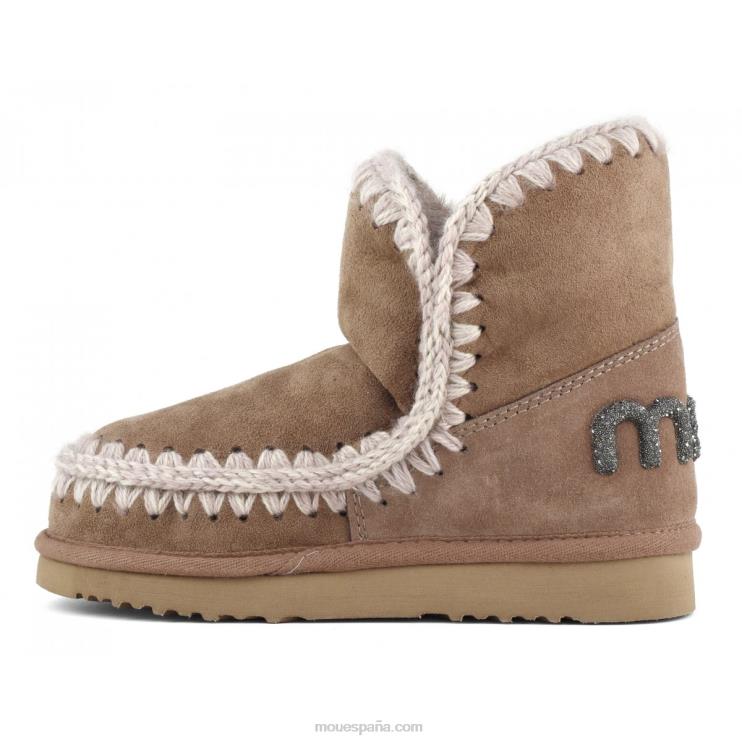 mujer logotipo esquimal 18 brillo Mou NN6RX235 marrón rosa