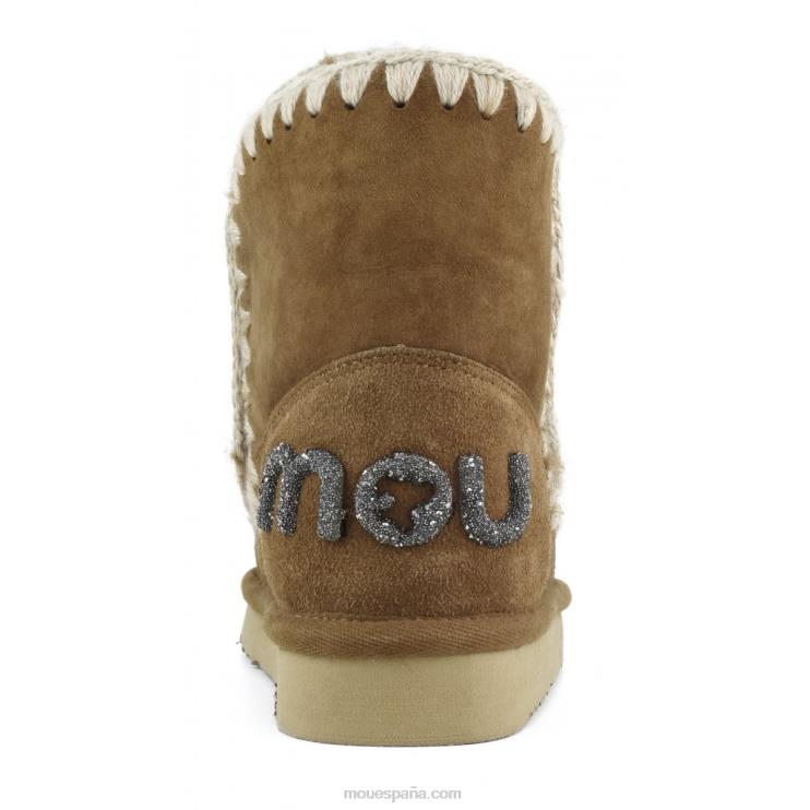 mujer logotipo esquimal 18 brillo Mou NN6RX236 coñac