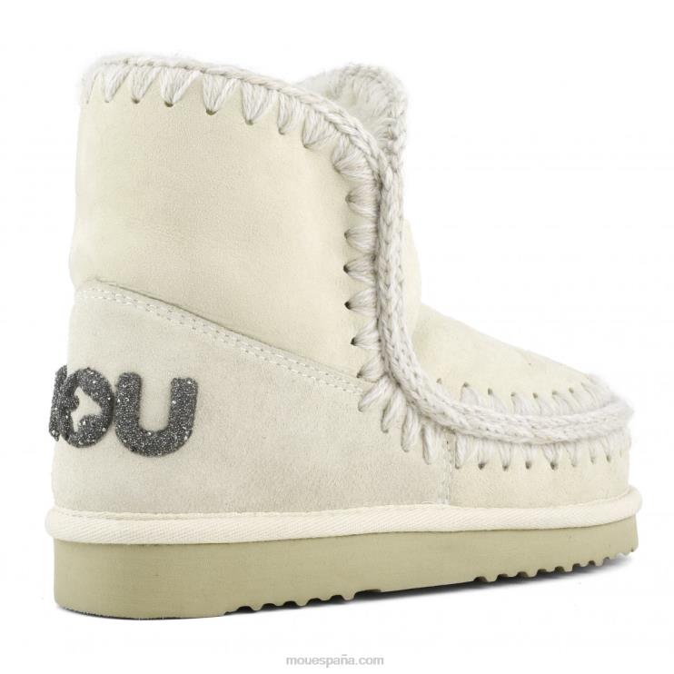 mujer logotipo esquimal 18 brillo Mou NN6RX237 vainilla