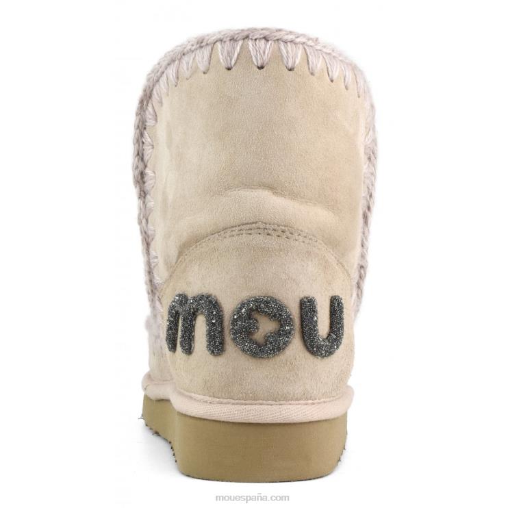 mujer logotipo esquimal 18 brillo Mou NN6RX239 beige rosa