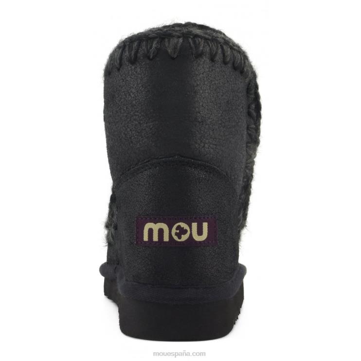 mujer parche de estrella delantera esquimal 18 Mou NN6RX386 agrietado negro/gris