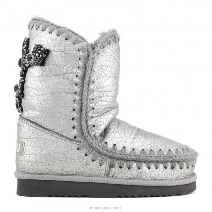 mujer Eskimo 24 parche de cristales en la espalda Mou NN6RX361 bronce de búfalo metálico