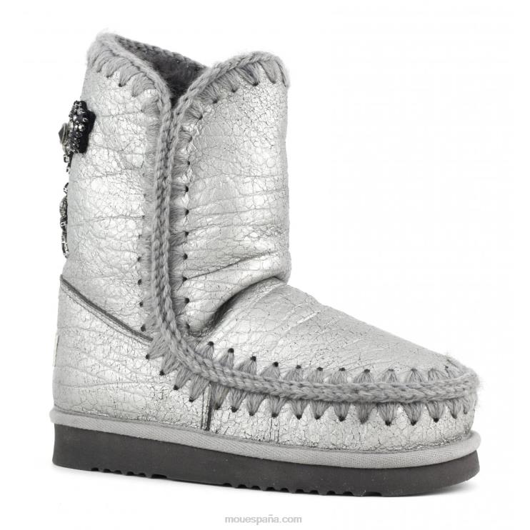 mujer Eskimo 24 parche de cristales en la espalda Mou NN6RX361 bronce de búfalo metálico