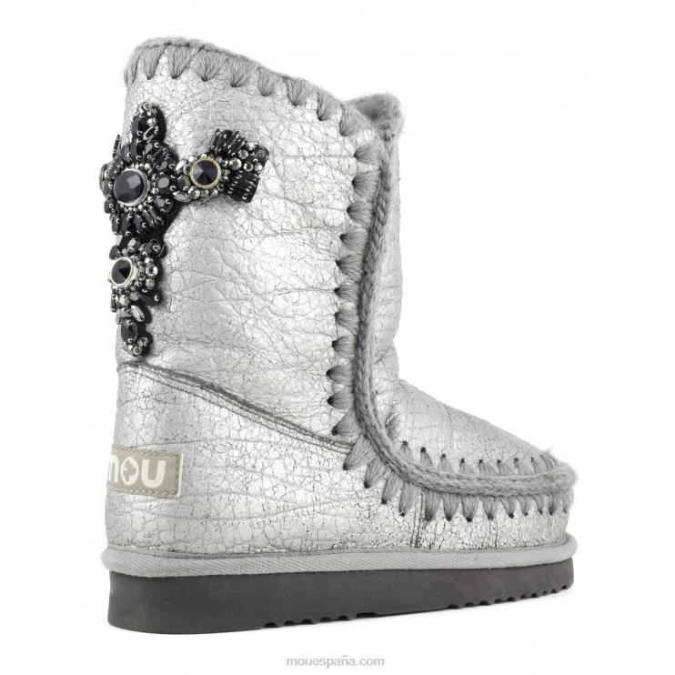 mujer Eskimo 24 parche de cristales en la espalda Mou NN6RX361 bronce de búfalo metálico