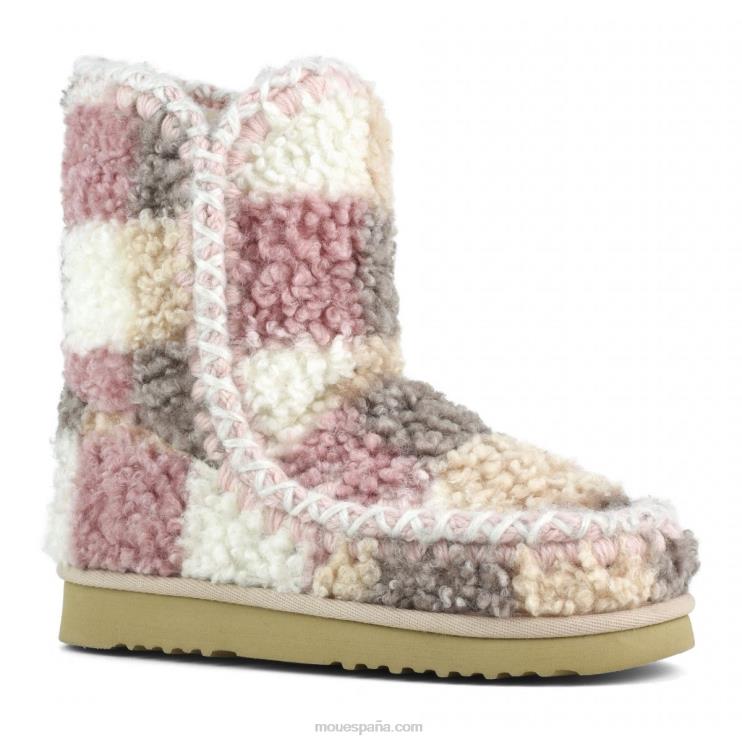 mujer Eskimo 24 tartán peluche polar Mou NN6RX321 cheques de peluche desnudo