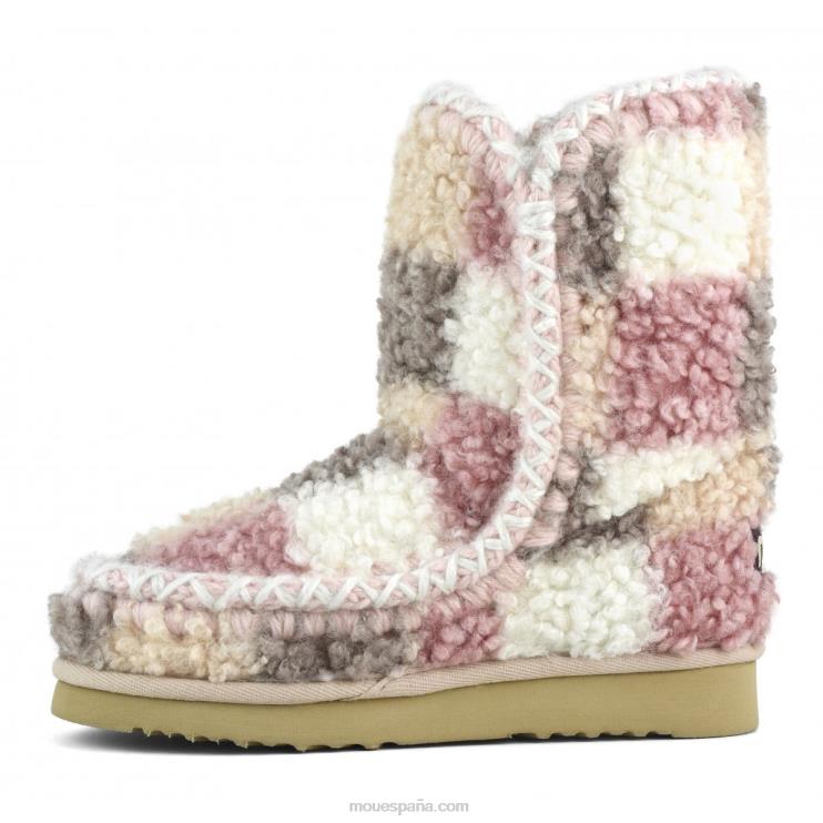 mujer Eskimo 24 tartán peluche polar Mou NN6RX321 cheques de peluche desnudo