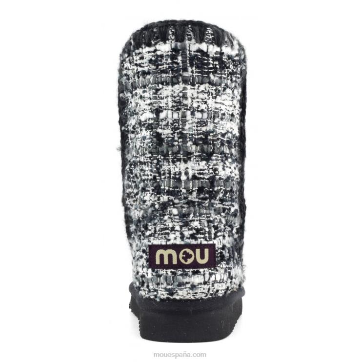 mujer esquimal 24 boucle Mou NN6RX362 bouclé negro