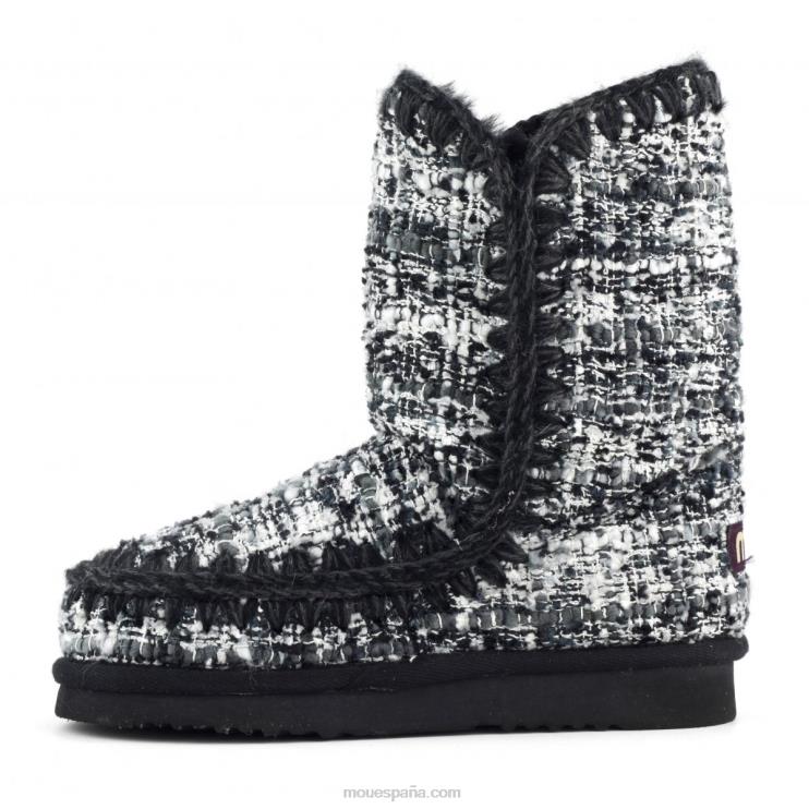 mujer esquimal 24 boucle Mou NN6RX362 bouclé negro