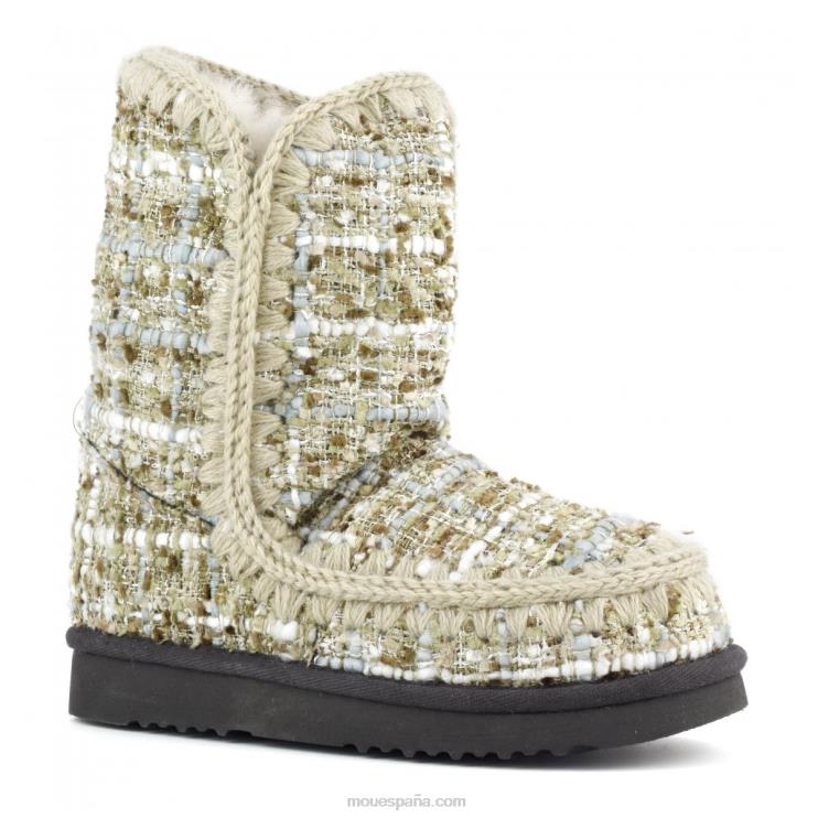 mujer esquimal 24 boucle Mou NN6RX363 beige bouclé