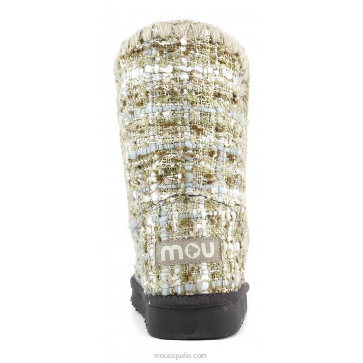 mujer esquimal 24 boucle Mou NN6RX363 beige bouclé