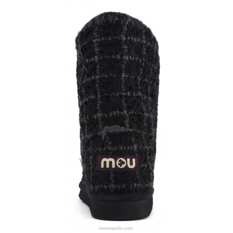 mujer esquimal 24 boucle Mou NN6RX365 bouclé negro