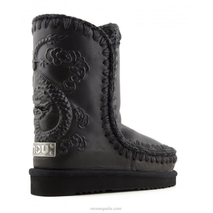 mujer esquimal 24 dragón Mou NN6RX371 negro