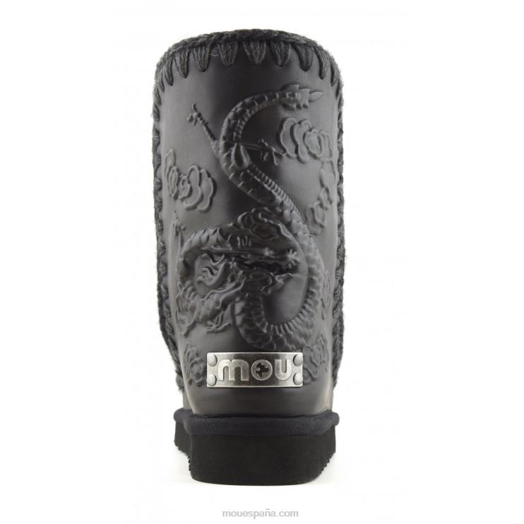 mujer esquimal 24 dragón Mou NN6RX371 negro
