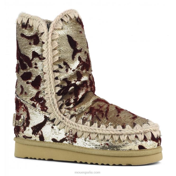 mujer esquimal 24 edición limitada textil italiano Mou NN6RX337 lux lentejuelas rojo