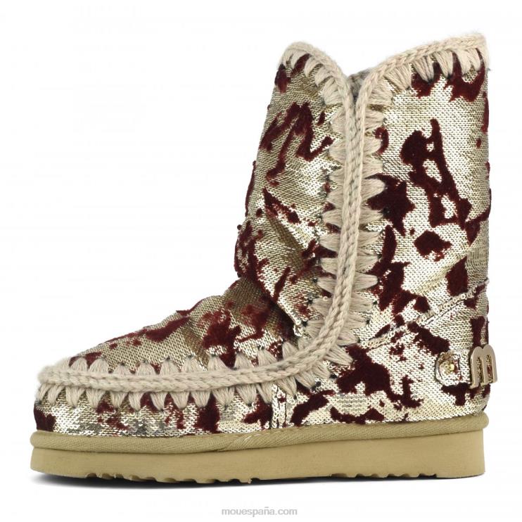 mujer esquimal 24 edición limitada textil italiano Mou NN6RX337 lux lentejuelas rojo