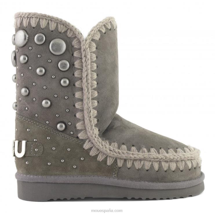 mujer esquimal 24 tacos traseros logo grande Mou NN6RX397 carbón