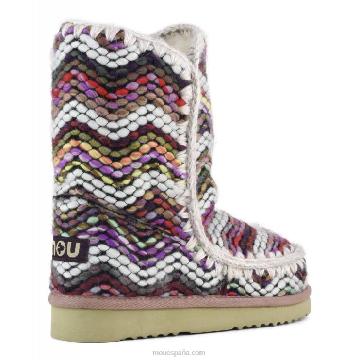 mujer tejido de lana esquimal 24 Mou NN6RX277 mezcla de lana pastel