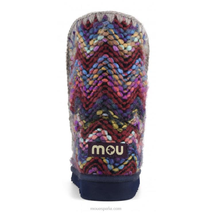 mujer tejido de lana esquimal 24 Mou NN6RX278 abismo de mezcla de lana