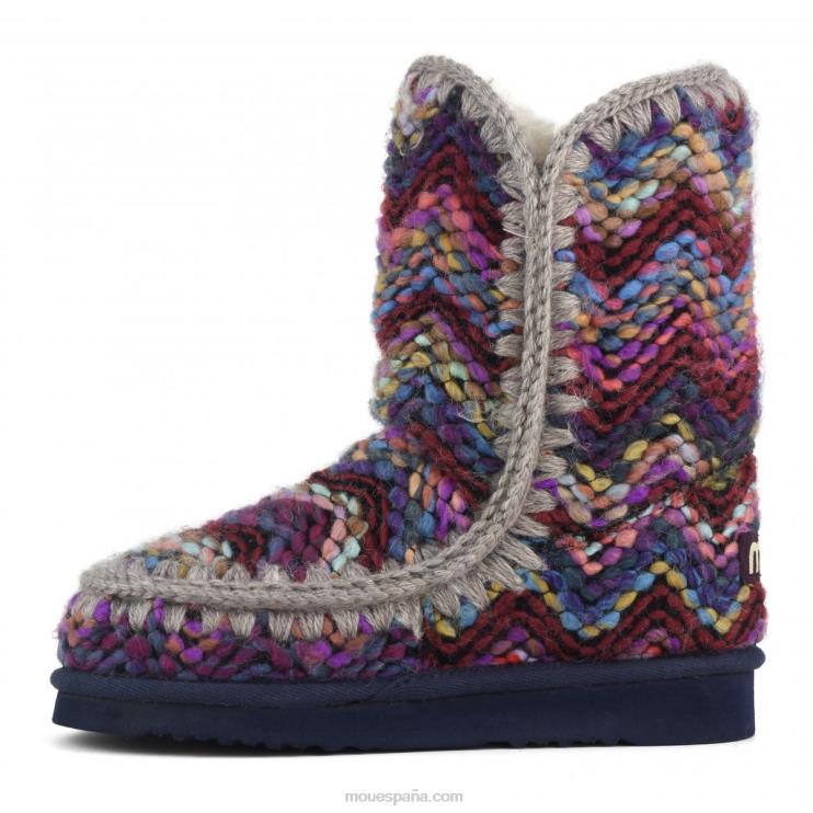 mujer tejido de lana esquimal 24 Mou NN6RX278 abismo de mezcla de lana