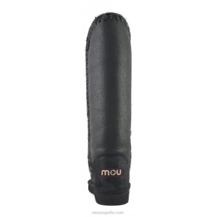 mujer esquimal 40 Mou NN6RX408 agrietado negro/gris