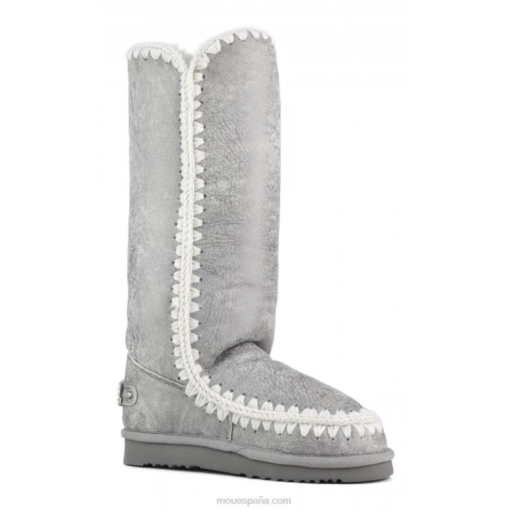 mujer logotipo esquimal 40 pedrería Mou NN6RX412 plata sedosa