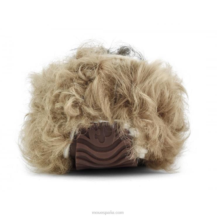 mujer mocasín de piel chekiang Mou NN6RX684 ejército beige