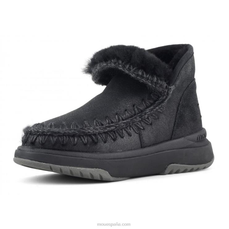 mujer corredor esquimal Mou NN6RX755 agrietado negro/gris