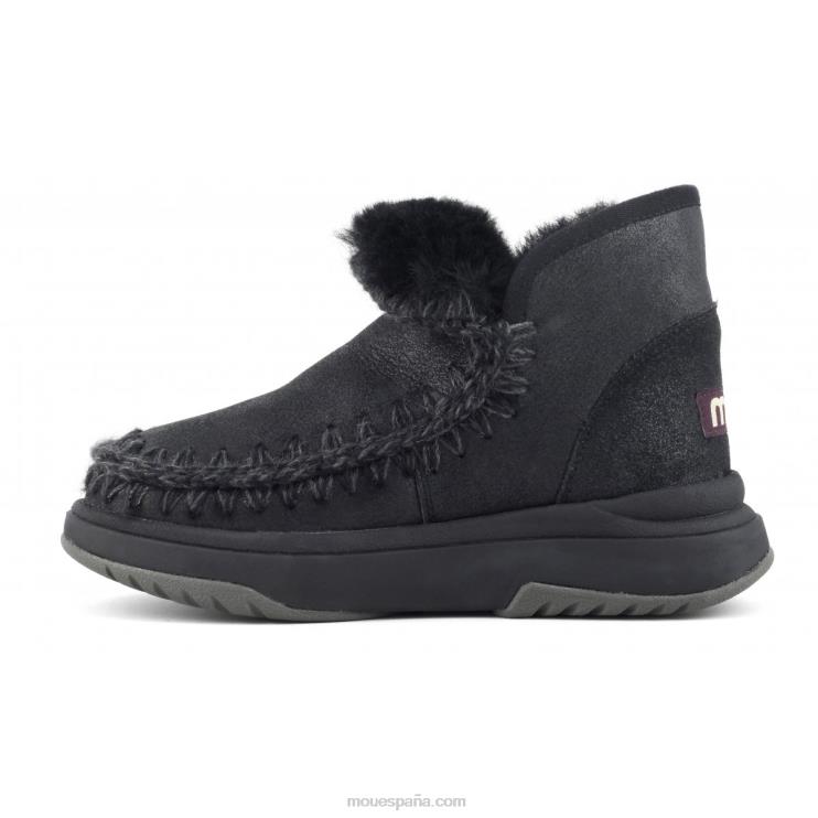 mujer corredor esquimal Mou NN6RX755 agrietado negro/gris