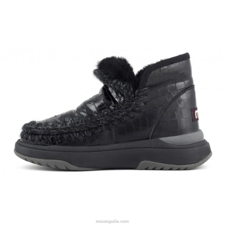 mujer corredor esquimal Mou NN6RX756 cocodrilo negro brillante