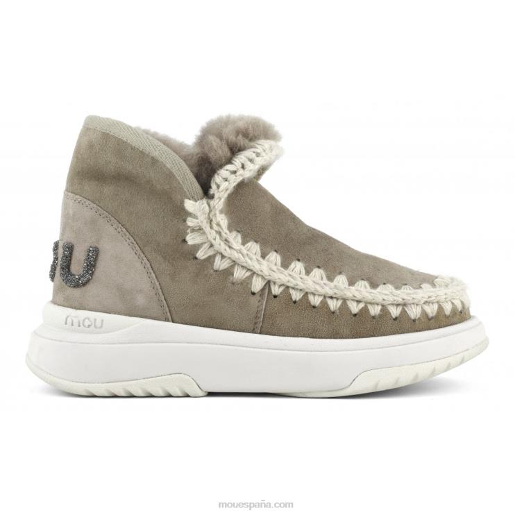 mujer logotipo de eskimo jogger glitter Mou NN6RX758 elefante gris