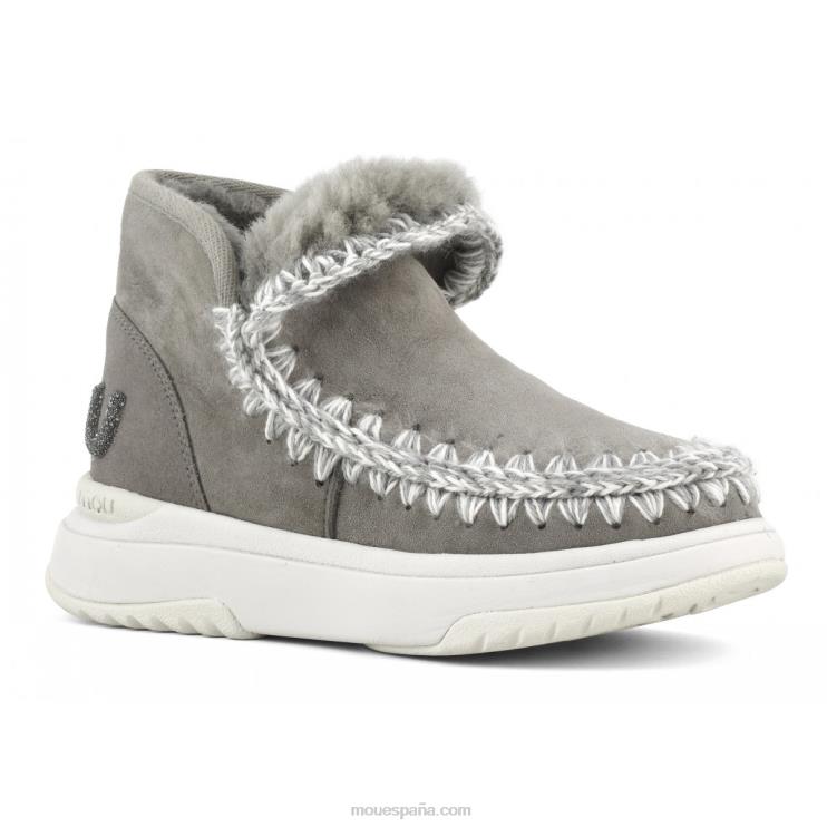 mujer logotipo de eskimo jogger glitter Mou NN6RX759 nuevo gris