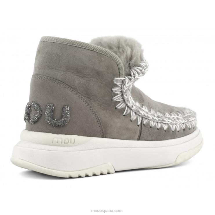 mujer logotipo de eskimo jogger glitter Mou NN6RX759 nuevo gris