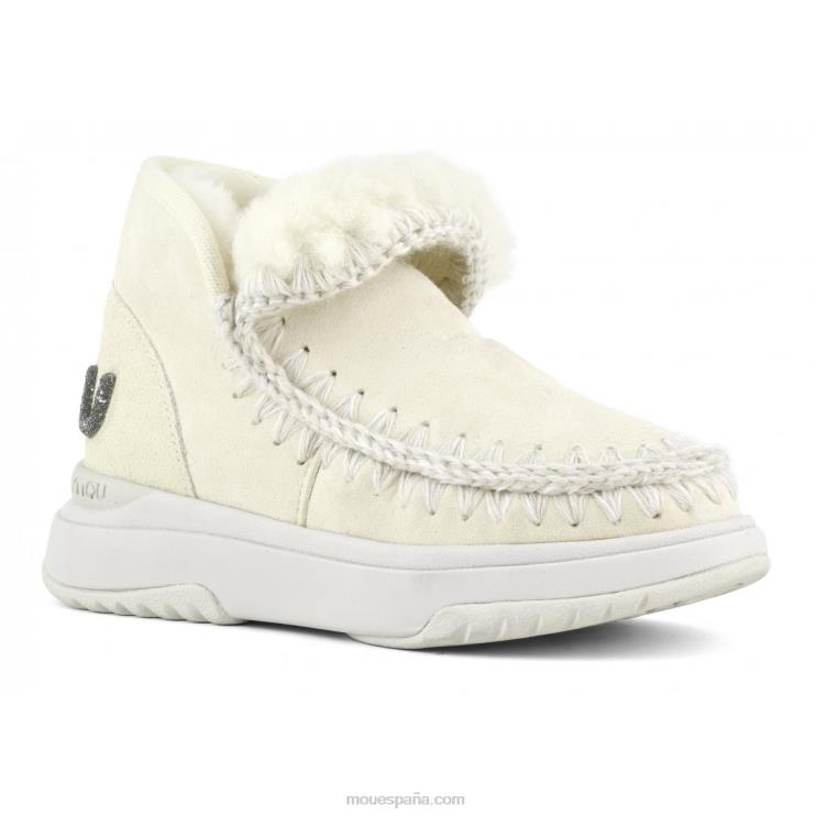 mujer logotipo de eskimo jogger glitter Mou NN6RX761 vainilla