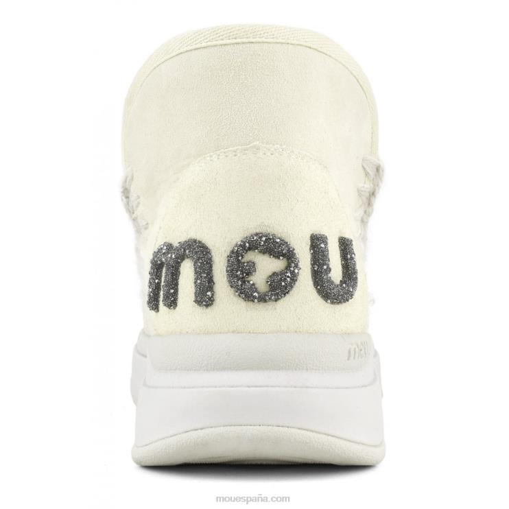 mujer logotipo de eskimo jogger glitter Mou NN6RX761 vainilla