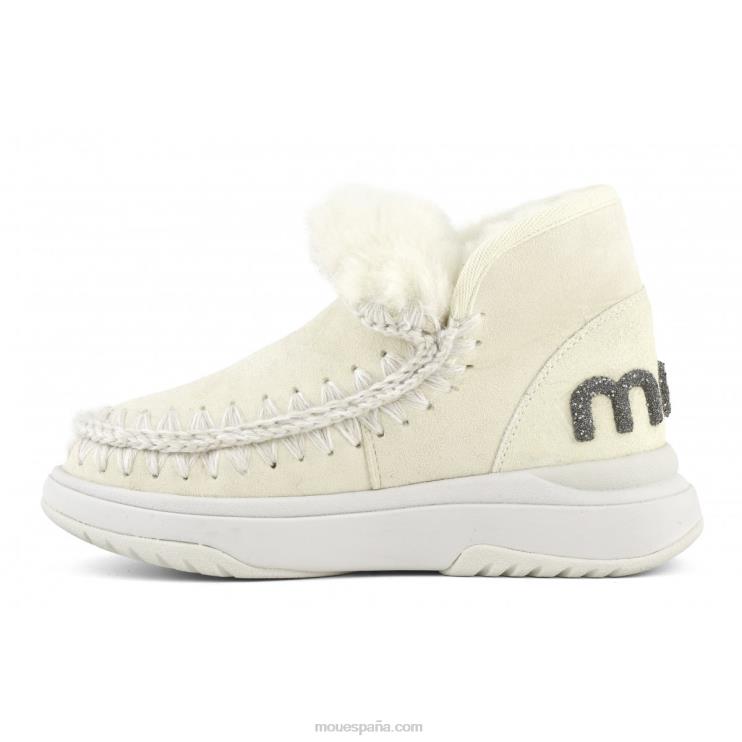 mujer logotipo de eskimo jogger glitter Mou NN6RX761 vainilla