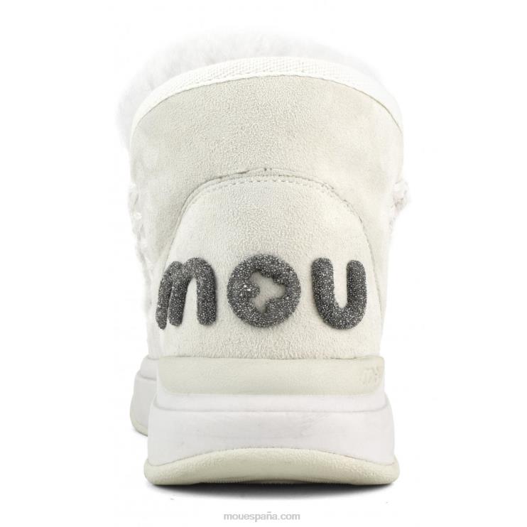 mujer logotipo de eskimo jogger glitter Mou NN6RX765 abedul de plata