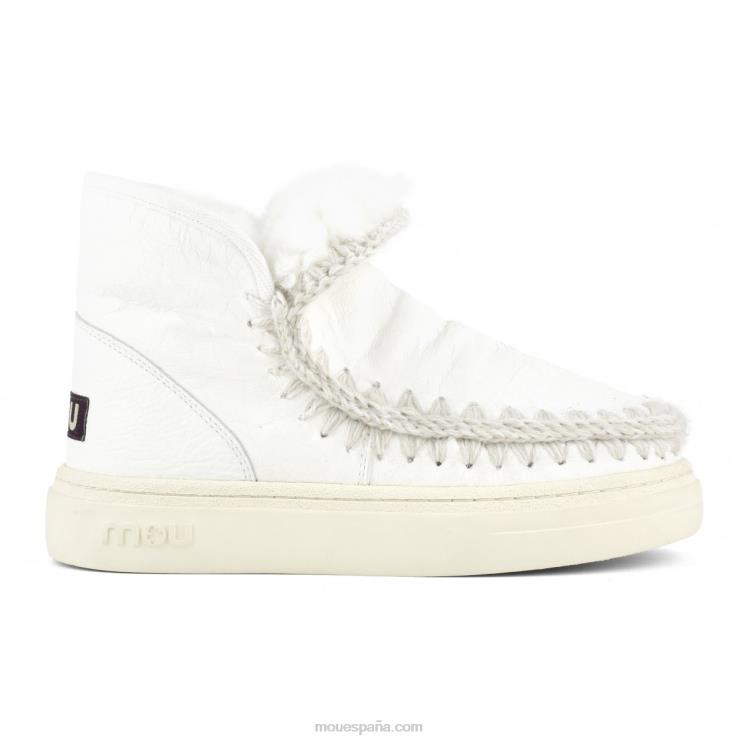 mujer zapatilla esquimal negrita 738 Mou NN6RX740 blanco ceroso