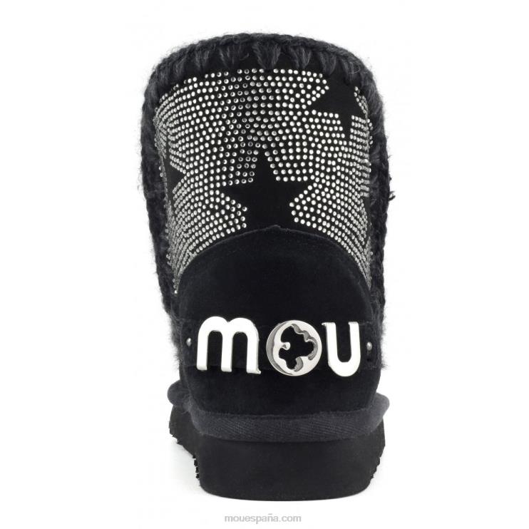 mujer Eskmo revisión de 18 estrellas Mou NN6RX389 negro