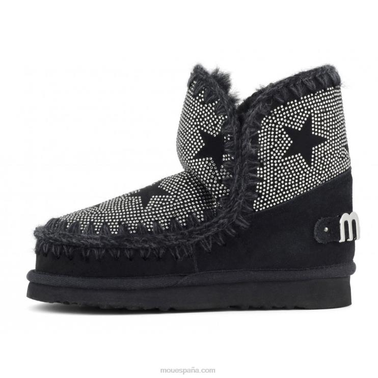 mujer Eskmo revisión de 18 estrellas Mou NN6RX389 negro