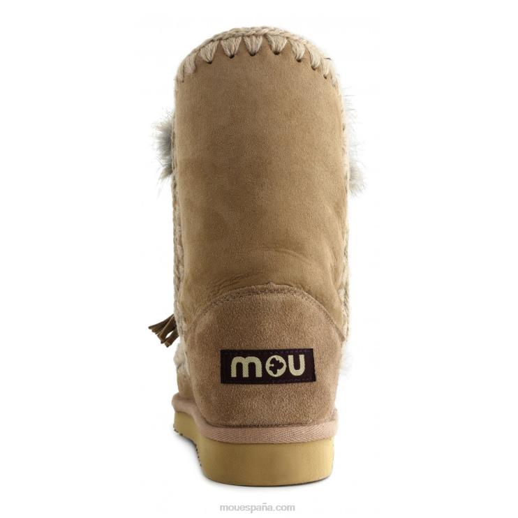 mujer atrapasueños esquimal con cordones Mou NN6RX385 camello